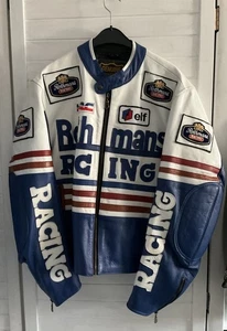 Racing Leder Jacke / Rothmans Racing / Genuine Leather / Vintage / Gr. M - Bild 1 von 9