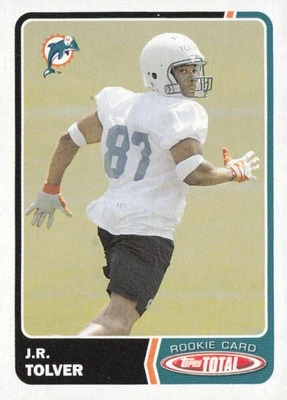 2003 Topps Total #542 J.R. Tolver - Image 1 of 2