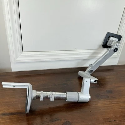 HumanScale M2 M/FLEX Single Monitor Arm Straight Link 12" Post CLAMP MOUNT - Image 1 of 4