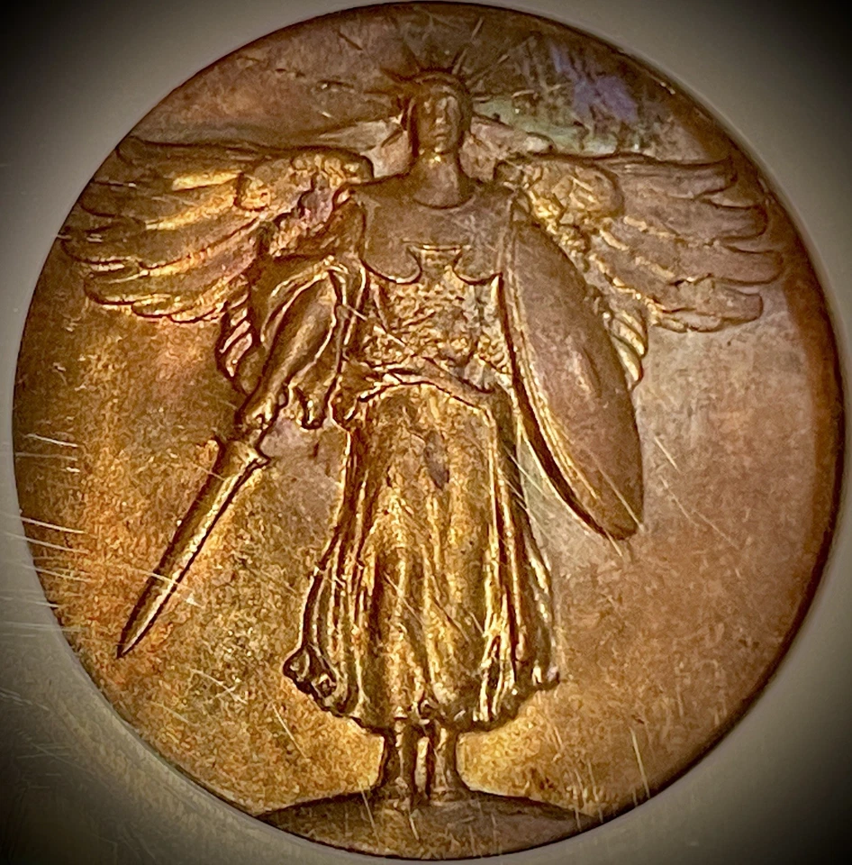 Medalla de la Victoria de la Primera Guerra Mundial 1919-20 Ngc Ms 64rb Foto 1 de 3