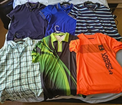 Lote de 6 camisas de manga corta para hombre marcas mixtas XXL Foto 1 de 4