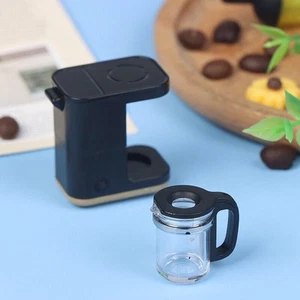 1:12 Dollhouse Miniature Coffeemaker Kitchen Coffee Machine Coffee Pot Doll - Picture 1 of 5