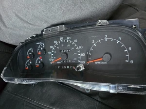 1999-2001 Ford F-250 (F350, F450) Instrument Cluster XC3F- 10C956-AA - Picture 1 of 12