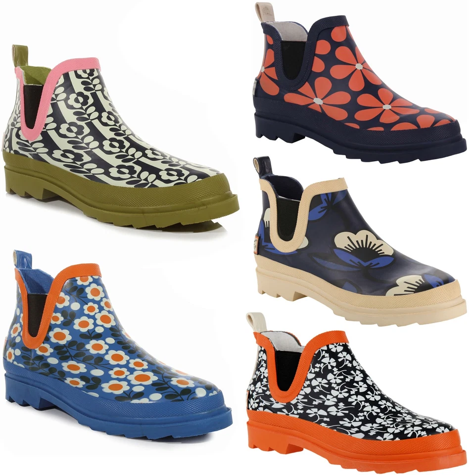 Regatta Womens Orla Kiely Chelsea Boot Mid Rise Wellies Wellington Boots - Image 1 of 1
