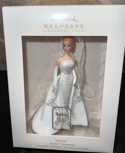 2007 BARBIE Joyeux Hallmark Keepsake porcellana ornamento moda modello collezione - Foto 1 di 2
