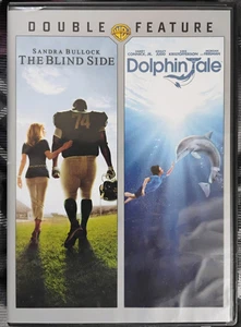 THE BLIND SIDE/DOLPHIN TALE 2 DISC DVD SET SANDRA BULLOCK/HARRY CONNICK JR - Picture 1 of 4