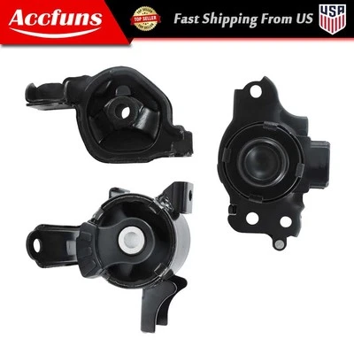 3pcs Engine Motor & Trans Mount For Honda Fit 2007-2008 l4 1.5L Auto Trans - Image 1 of 4