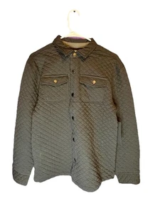 DKNY Boys Button Down Jacket Coat Black NWT Size Xl 18/20 - Picture 1 of 4