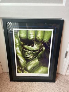 Diashow handsigniert Alex Ross Omega Hulk Kunstdruck #60 von 200 - Bild 1 von 2