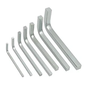 7Pcs L Shape Square Head Wrench Set Office Steel 4 Point Wrench Screwdriver - Picture 1 of 8