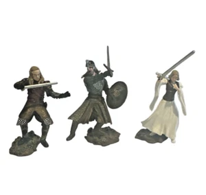 The Lord of the Rings Rohan Soldiers Eomer Eowyn & Foot Soldier Battle Figures - Picture 1 of 5