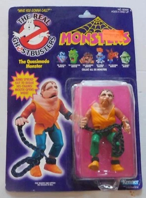 FIGURA KENNER THE REAL GHOSTBUSTERS QUASIMODO MONSTER 4.5" COMO NUEVA EN TARJETA Foto 1 de 2