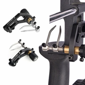 Archery Arrow Rest Aluminum RH LH Compound Recurve Bow Hunting Shooting - Picture 1 of 15