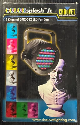 Chauvet "COLORSPlash Jr" 4 Channel DMX-512 LED Par Can (LED-PAR83COLORSplash Jr) - Image 1 of 4