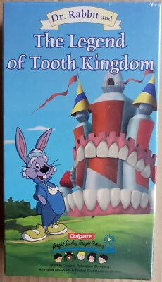 Dr Rabbit and the Legend of Tooth Kingdom VHS NEW SEALED Colgate 2004 dental - Image 1 of 4
