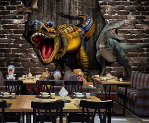 3D Dinosaur 9241 Wallpaper Mural Wall Print Wall Wallpaper Murals US Coco - Picture 1 of 11