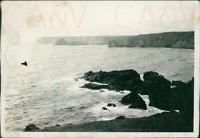 1937 TKyance Cove Asparagus Island The Lizard Cornwall England 3.2x2.2" Orig 