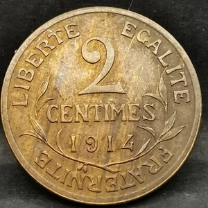 2 CENTIMES DANIEL DU Since 1914 FRANKREICH - Bild 1 von 2