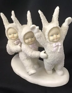 LET'S DO THE BUNNY HOP 2609-3 Springtime Stories of Snowbunnies Dept 56 Retirado - Imagen 1 de 4