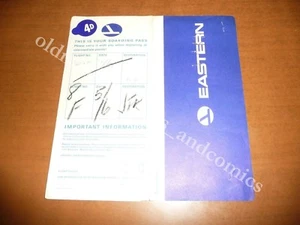 EASTERN AIR LINES USA 1966 VECCHIO BIGLIETTO AEREO VINTAGE AIRLINE TICKET - Picture 1 of 1