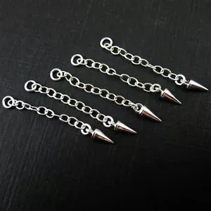 925 Sterling Silber Verlängerung - Spike Extender - Verlängerungskette - 1 Zoll (5 Stück) - Bild 1 von 2