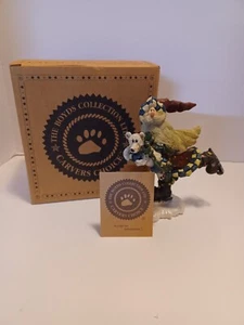 Boyds Collection Carvers Choice Santa Claus Ice Skating w/ Bear Figurine Snowman - Picture 1 of 4