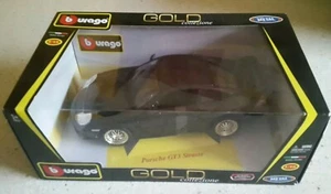 BURAGO - GOLD - PORSCHE GT3 STRASSE - NERA - SCALA 1/18 - NUOVA CON SCATOLA !!! - Foto 1 di 4