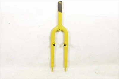 MOUNTAIN BIKE ATB 26" YELLOW RIGID STEEL FRONT FORK 165mm BARGAIN 1" STEERER NOS - Image 1 of 2