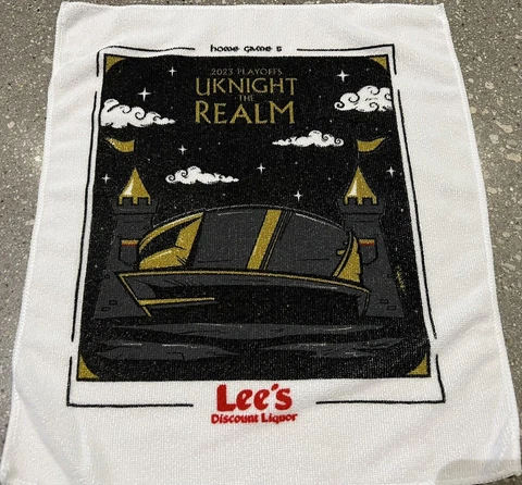 Vegas Golden Knights Rally Towel 5/6/23 vs Edmonton Oilers Game 2 Stanley Cup Cover