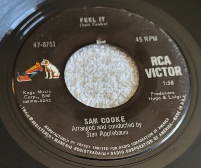 Sam Cooke – Feel It / That's All Funk Soul 1966 RCA Victor 45 RPM Record 7" - Bild 1 von 4