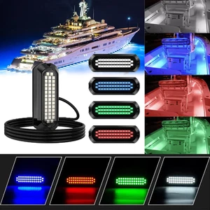 Lámpara de popa pontón submarina 2 piezas luz submarina barco marino 40LED - Imagen 1 de 17