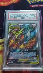 Moltres & Zapdos & Articuno GX SM210 PSA 10 Hidden Fates Promo Pokemon Card - Picture 1 of 7