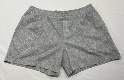 Lululemon Woven Air 5" Linerless Gym Training Shorts Men's 2XL Gray Geometric - Image 1 of 4