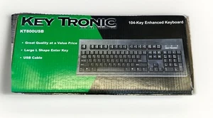 Keytronic KT800 KT800USB Wired 104-key Enhanced Keyboard {O} - Photo 1/13