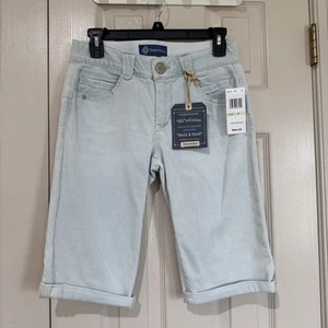 Democracy Jeansshorts Core Essential Ab Solution dunkelblau Bermuda Gr. 4 - neu mit Etikett - Bild 1 von 13
