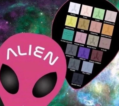 👽Paleta de sombras de ojos Jeffree Star Alien descontinuada maquillaje belleza cosmética 💫 Foto 1 de 4