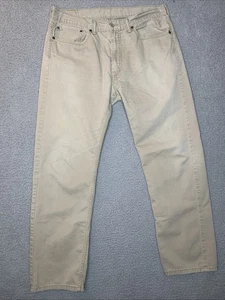 Levis 505 Hose Herren 36x32 Slim Straight Hellbraun Chino Khaki 5 Pocket - Bild 1 von 11