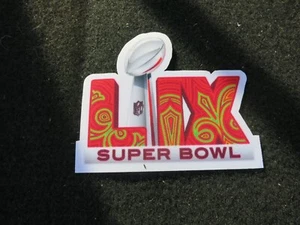NEU UNBENUTZT Super Bowl LIX 59 Bügelbild Patch 3,2 x 4 Zoll - KOSTENLOSER Versand - Bild 1 von 2