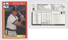 1990 Grand Slam Midland Angels Steve De Angelis #3