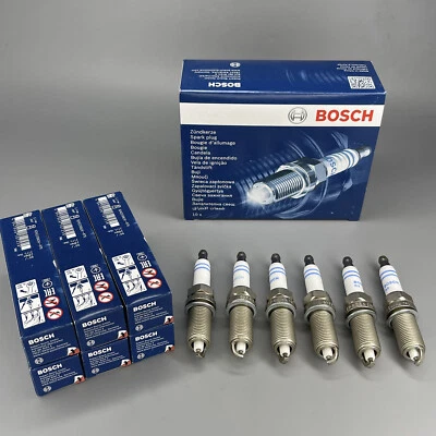 OE Bosch Nickel Spark Plug 6PCS For CHRYSLER DODGE JEEP RAM 1500 2500 3500 - Image 1 of 4