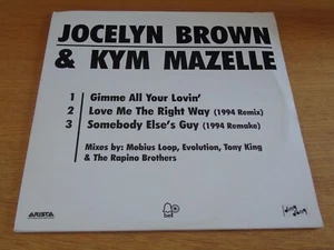 JOCELYN BROWN & KYM MAZELLE - GIMME ALL YOUR LOVIN - UK 8-track 12" Single - Imagen 1 de 10