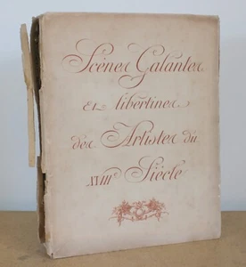 Galante und libertine Szenen der Künstler des 18. Jahrhunderts Edmond Pilon 1909 EO - Bild 1 von 11