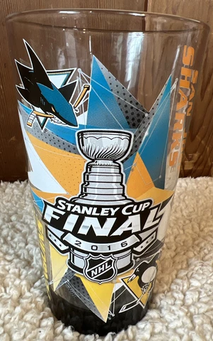 Pittsburgh Penguins San Jose Sharks Stanley Cup Finals 2016 NHL Hockey Glass Cover