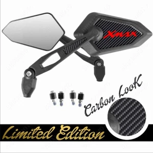 SPECCHIETTI STREET LIMITED OMOLOGATI LOGO ROSSO YAMAHA  XMAX 125 250 - Imagen 1 de 3