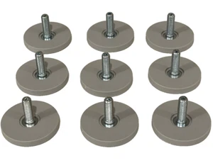 IKEA BESTA, 9 PIEZAS Nivelador de Pies Ajustable Gris, #114947, Piezas Originales Ikea - Imagen 1 de 3