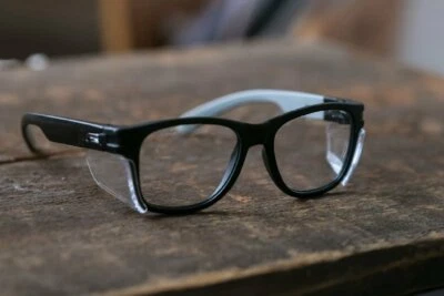 Magid Black Safety Glasses Iconic Design Series Y50BKAFC OSHA Approved