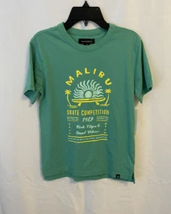 Treasure & Bond Graphic kids Tee Size 4 Green Marine Malibu Skate NEW - Picture 1 of 2