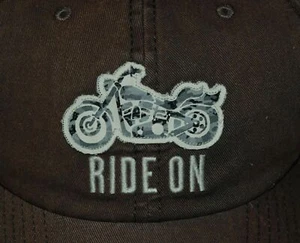 Gorra para hombre Life Is Good Ride On camuflaje motocicleta LAVADO ÁSPERO NUEVA CON ETIQUETAS - Imagen 1 de 6