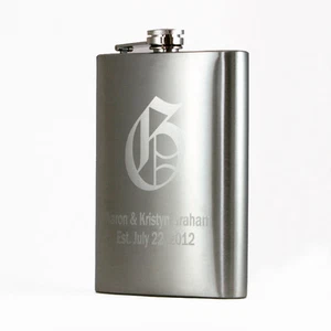 Fiaschetta anca personalizzata incisa 12 oz con imbuto nuova - Foto 1 di 3