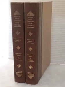Matthew Poole's Commentary on the Holy Bible / Vol.I & Vol.2/ Genesis - Job VG - Picture 1 of 2